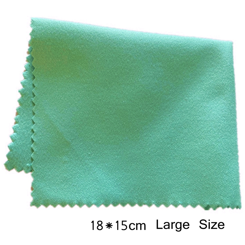 Livres de Polissage de Bijoux en Argent de Grande Taille, 18x15cm, Tissu en Daim Microcarence