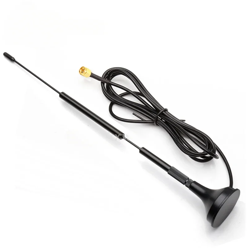 Antena LoRa de 12dBi, 433MHz, SMA macho, montaje magnético, Cables aéreos RG174 de 3M para amplificador de señal, módulo de transmisión de datos inalámbrico