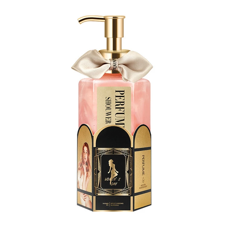 Perfume de lavagem corporal, fragrância duradoura, loção de banho embelezadora com pele hidratante, gel de banho, 320ml