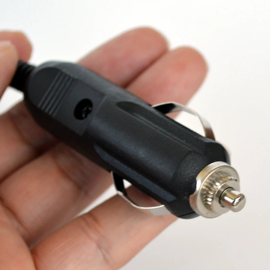 Auto-Zigarettenanzünder-Stecker, 12 V oder 24 V, männlicher Kopf mit Kontrollleuchte, elektrischer Zigarettenanzünder-Stecker für Fahrzeuge, Ladegerät-Adapter