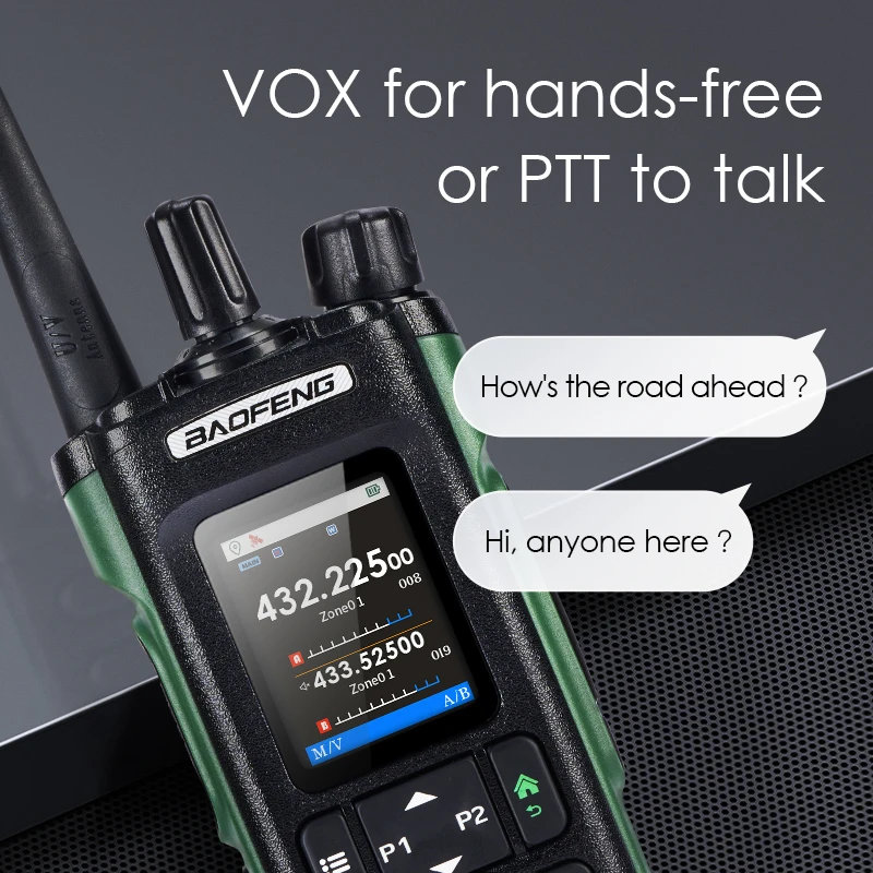 BAOFENG UV32 Walkie Talkie GPS multibanda Bluetooth programación inalámbrica AM FM copia frecuencia NOAA Ham de largo alcance Radio bidireccional