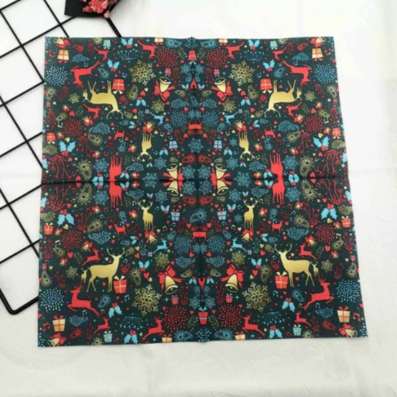 10/20 шт., декоративные бумажные салфетки с принтом лосят