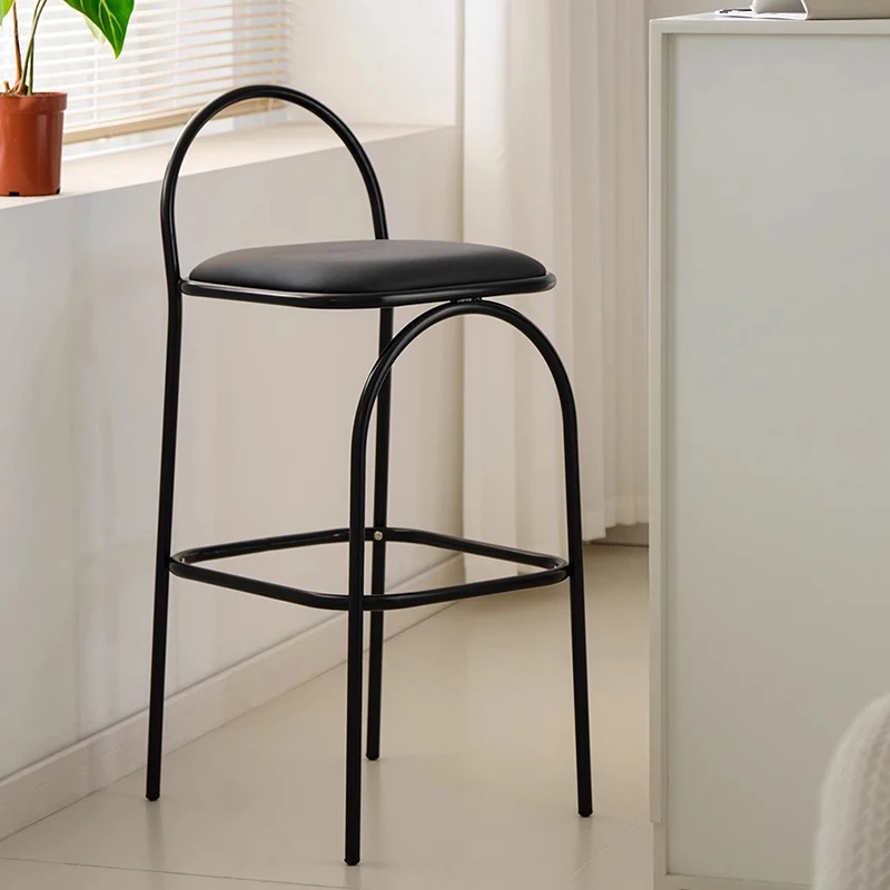 Moderne Friseur Barhocker Metall Restaurant minimalist ischen Luxus Wohnzimmer Stuhl Theke Gaming Sillas Para Comedor trend ige Möbel