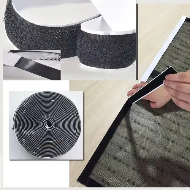 10M * 2 20/25/30/50 มม.Magic เทป SelfAdhesive Hook และ LOOP Fastener สติกเกอร์ไนลอน velcros adesivo เทปเย็บกาวกาว