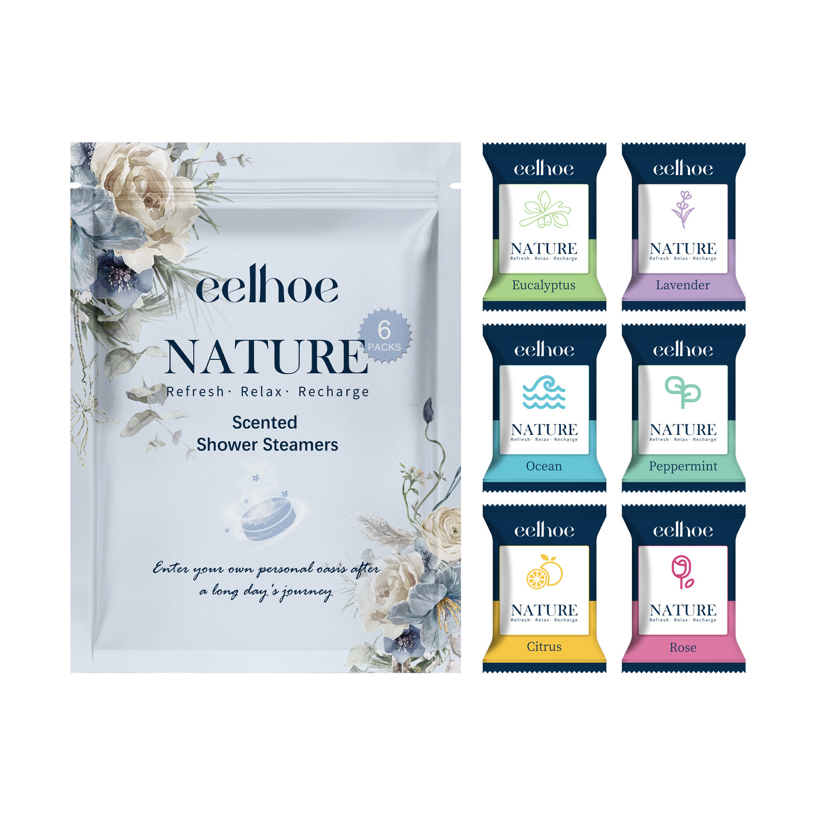 Duschdampfer, Aromatherapie-Tabletten, langanhaltender Duft, Nacht-Duschtabletten, Badebomben für Damen und Herren, Badezubehör