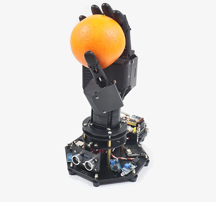 Open Source Bionic sechs/sieben Freiheits grade mechanische Handfläche stm32 somatos ensor ische Steuerung mechanisches Durchbruchs punkt programm