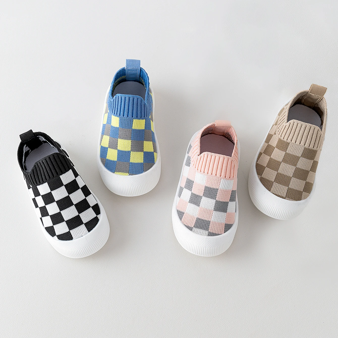 2024 frühjahr Neue Slip-on Kleinkind Schuhe Baby Erste Wanderer Kinder Jungen Mädchen Herbst Nicht-Slip Turnschuhe Sport schuhe
