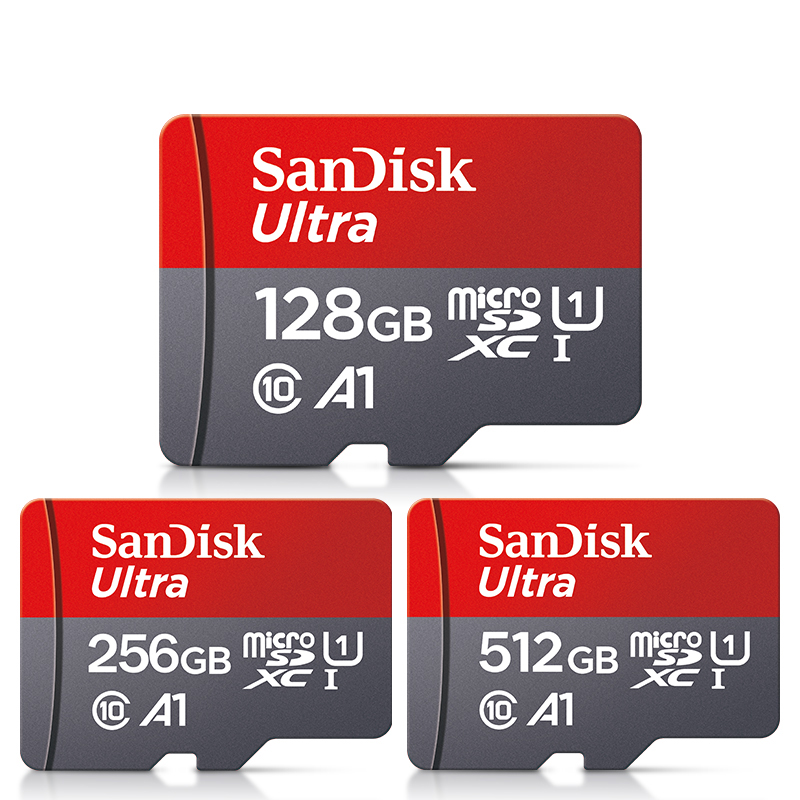 100% cartão 128gb 100 mb/s a1 cartões de memória cameracard 32gb 64gb micro sdcard classe 10 UHS-1 flashcard microsd tf/sd cartão