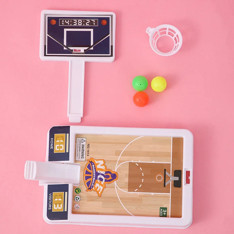 1 ชิ้น + 1 ลูกสีสุ่มในร่มและกลางแจ้ง Interactive เกมบาสเกตบอลปริศนาของขวัญเด็ก MINI ยิงของเล่น