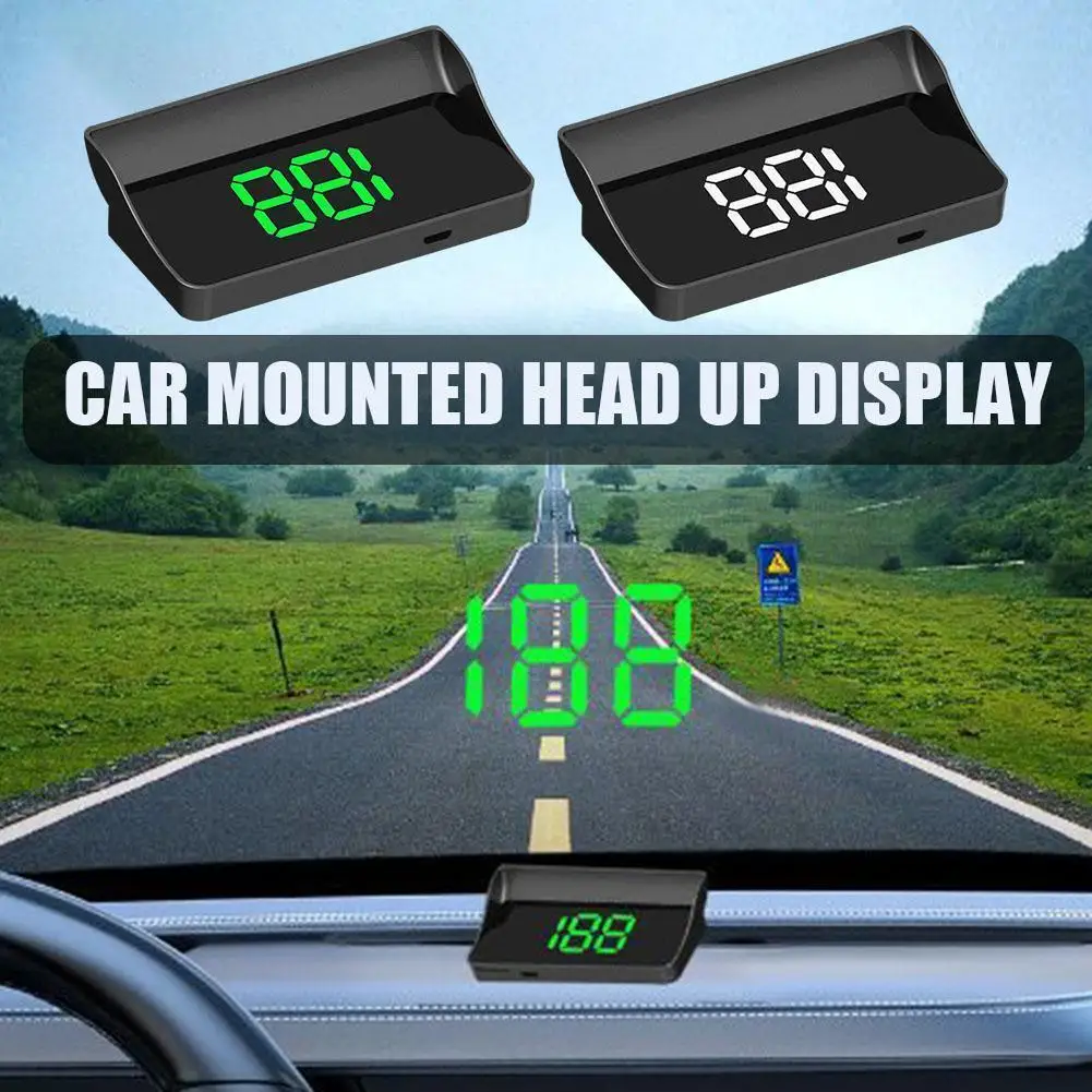 Samochodowy wyświetlacz przezierny HUD Przednia szyba KMH Cyfrowy elektroniczny prędkościomierz System GPS Projektor Wykończenie wnętrza Accesorios