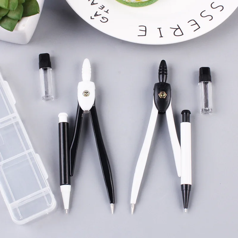 Đồng Hồ Nam Dây Thép Không Gỉ Vẽ La Bàn Toán Hình Học Dụng Cụ Vòng Tròn Đồ Dùng Học Tập Học Sinh Sinh Viên Văn Phòng Phẩm La Bàn Vẽ La Bàn