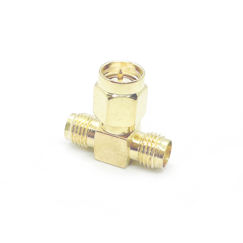 Messing SMA 2-Wege-Splitter SMA-Stecker auf Dual SMA Buchse Antennenadapter oder FPV-Drohnen-Verlängerungskabel