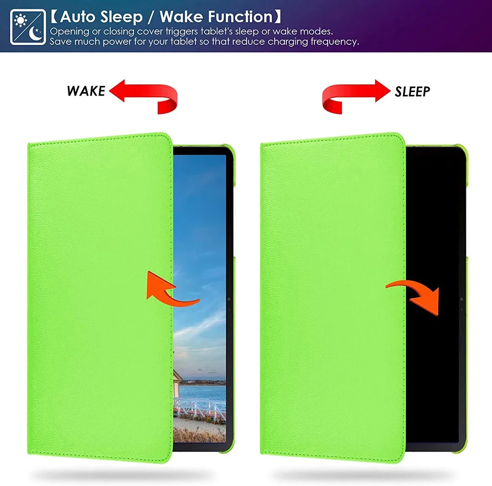 Para Tab M10 FHD Plus Funda protectora con soporte Funda tipo libro para Lenovo Tab M10 Plus FHD TB-X606F 10,3 Funda de cuero Pu con lápiz óptico
