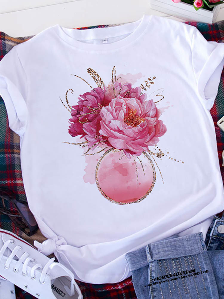 女性用半袖プリントTシャツ,ヒョウ柄の服,バレンタインデー,ハートフリースピリット,ブレイブソウル