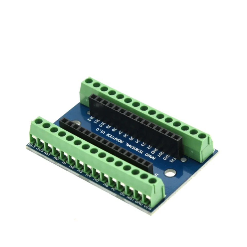 NANO V3.0 3.0 Scheda di espansione adattatore terminale controller NANO IO Shield Piastra di estensione semplice per Arduino AVR ATMEGA328P