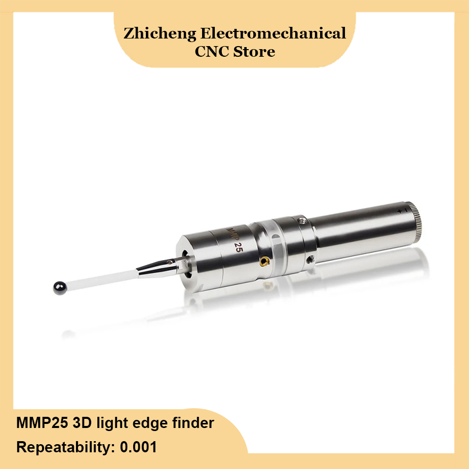 MMP25 3D localizador de borda de luz CNC centro de usinagem sub-centro sensor de detecção de haste som brilhante de alta precisão 0,001