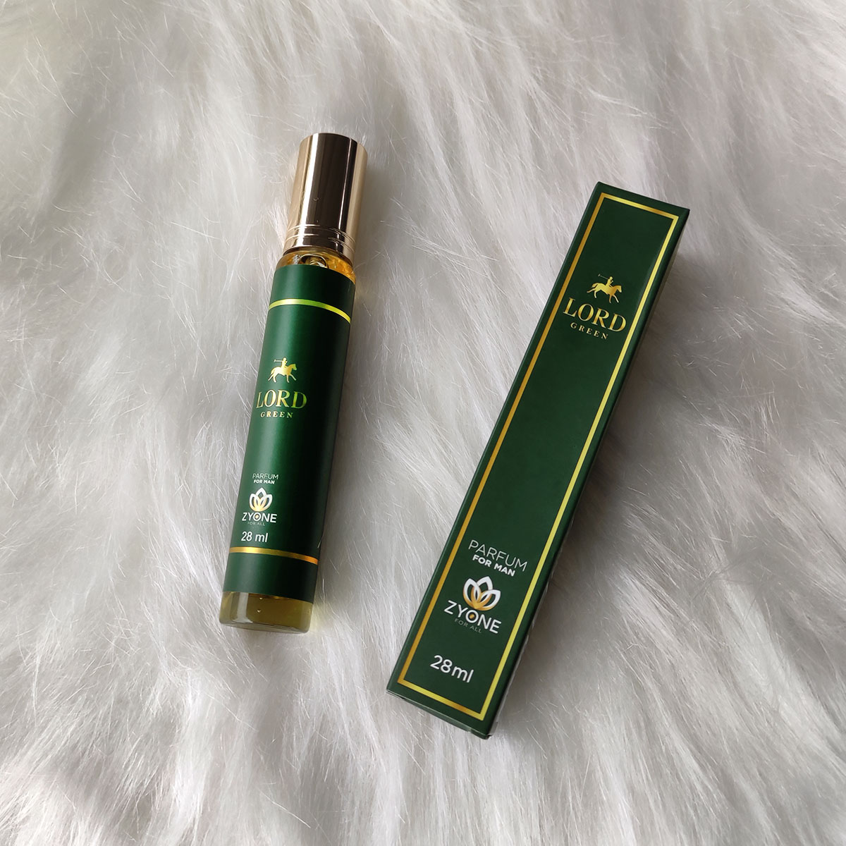 Perfume Masculino Zyone Lord Green 28ML Eau de Parfum EDP Alta Fixação - Envio do Brasil