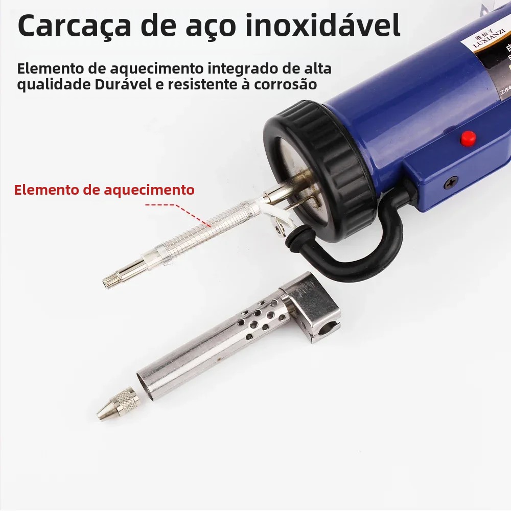 Luxianzi 30w/40w poderosa bomba de dessoldagem elétrica sucção estanho ferramenta de remoção a vácuo ferramentas de soldagem manual pistola de dessoldagem de ferro