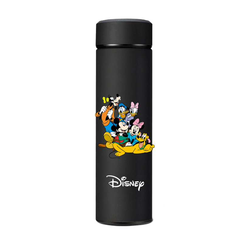 Taza Termo de acero inoxidable de Mickey Minnie de Disney, taza de agua 304, separación de té para hombres y mujeres, taza Termo para niños de gran capacidad