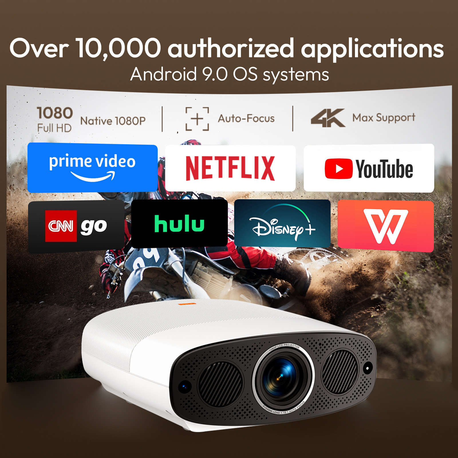 VEVSHAO A22 Full HD 1080P проектор 4K 1000ANSI Android WiFi автофокус 10 Вт * 2 проектор для домашнего кинотеатра для офисных встреч видео