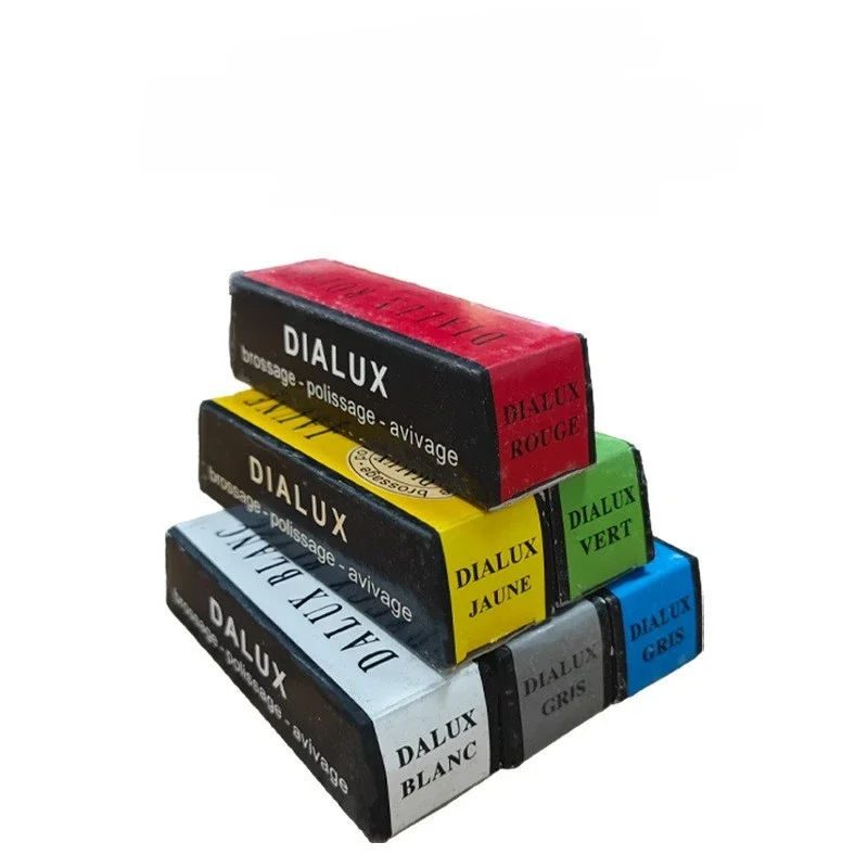 Acciaio di alta qualità della cera inossidabile fine 6 colori lucentezza con blocco rame gioielli in oro strumento di lucidatura solido lucidatura cera d'argento
