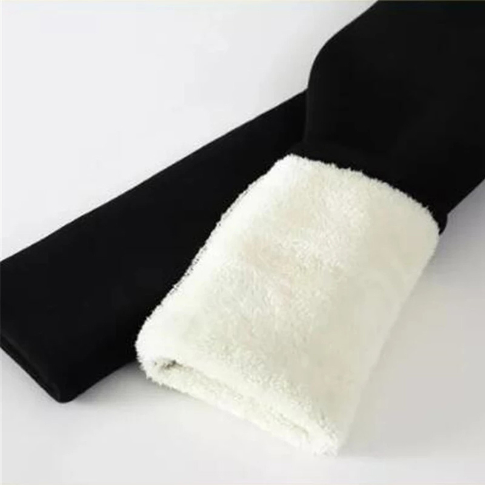 Pantalones de cintura alta para mujer, mallas gruesas y esponjosas, pantalones interiores, Material suave al tacto, pantalones ajustados para amigos, amantes de la familia