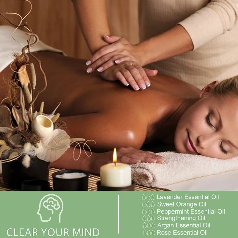 Pure Natural Therapeutic Grade Essential Oils Tea Tree Rose Jasmine Mint Vanilla Eucalyptus for Skin Care Massage Diffuser Oil