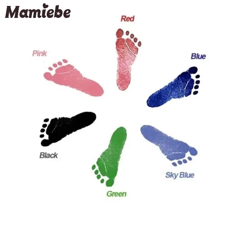 Kit di impronte di mani non tossiche per bambini: cattura impronte e impronte di mani di neonati: perfetto per souvenir e regali di bambini. Impronta di mani per bambini
