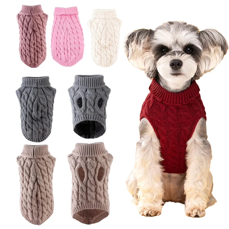 Ropa de punto para perros, suéter para Chihuahua para perros pequeños, ropa de invierno para gato esfinge, suéter para perros y York, ropa cálida para perros