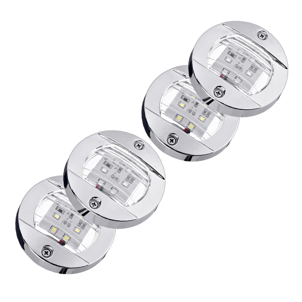 4 stücke 6led 12v 2,2 w runde Yacht Marine Boot führte Heck Licht Kabinen deck mit freundlicher Genehmigung Licht Marine Innen kabine Lichter wasserdicht