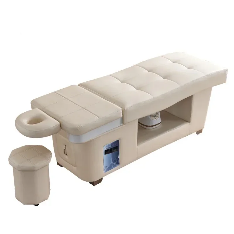 Mesa de massagem XinSheng Cama de massagem com cabeça SPA e salão de fumigação Cama de shampoo para lavagem de cabelo, bem-estar e uso comercial