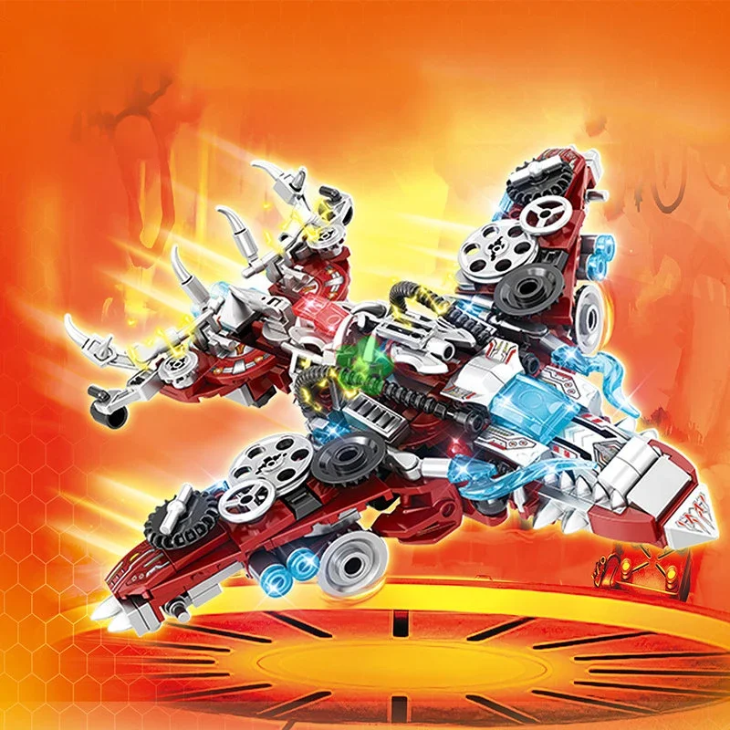 2IN1 Jurassic Mechanical Indominus Rex ไดโนเสาร์ World Building Blocks City Fighter Dino Park อิฐของเล่นเด็ก