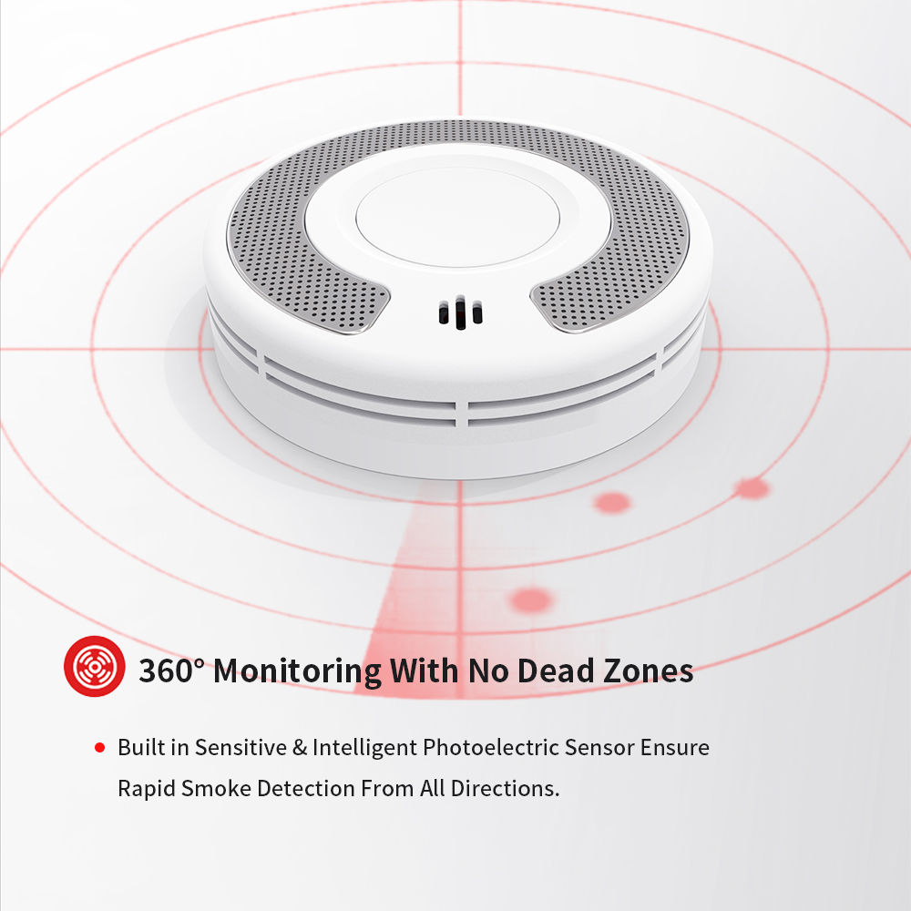 Standalone Smoke Alarm, Smoke Detector with 10 Years Battery, Fire Alarm, CE/UKCA, VS03