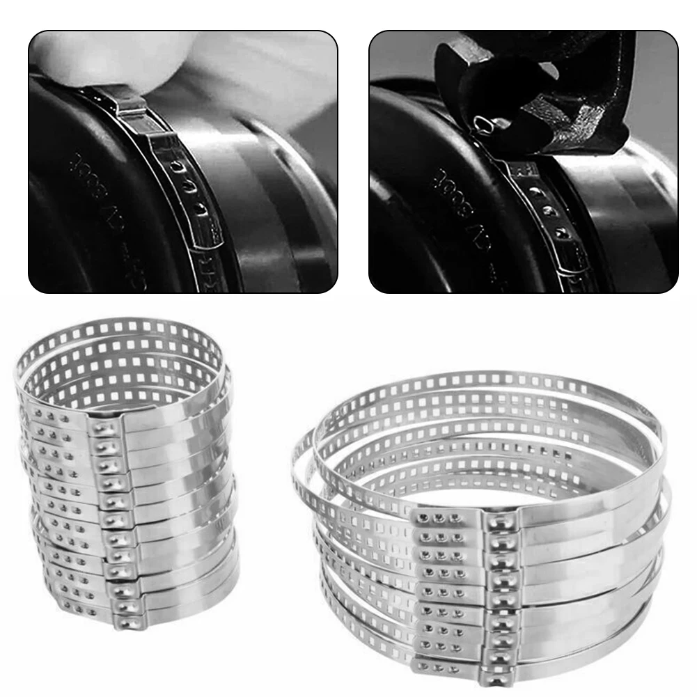 12/24Pcs Axle CV Joint Boot Crimp Clamp Kit Driveshaft Stainless Steel CV Boot Clamp 20- 50mm 50- 120mm Adjustable