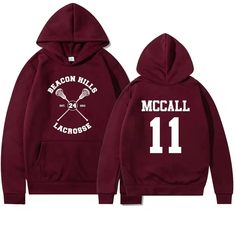 Sweat à capuche Teen Wolf Beacon Hills Stilinski 24 Lahey McCall pull émission de télévision sweat à capuche Hip Hop sweats à capuche haut