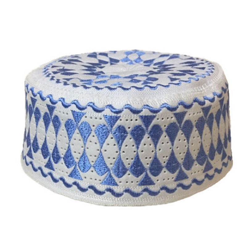 BOHOWAII Hồi Giáo Cầu Nguyện Nón Nam Bonnet Hồi Giáo Do Thái Nắp Tiếng Ả Rập Thêu Bò Chapeau Musulman Mũ Đợi Đầu Đa Năng