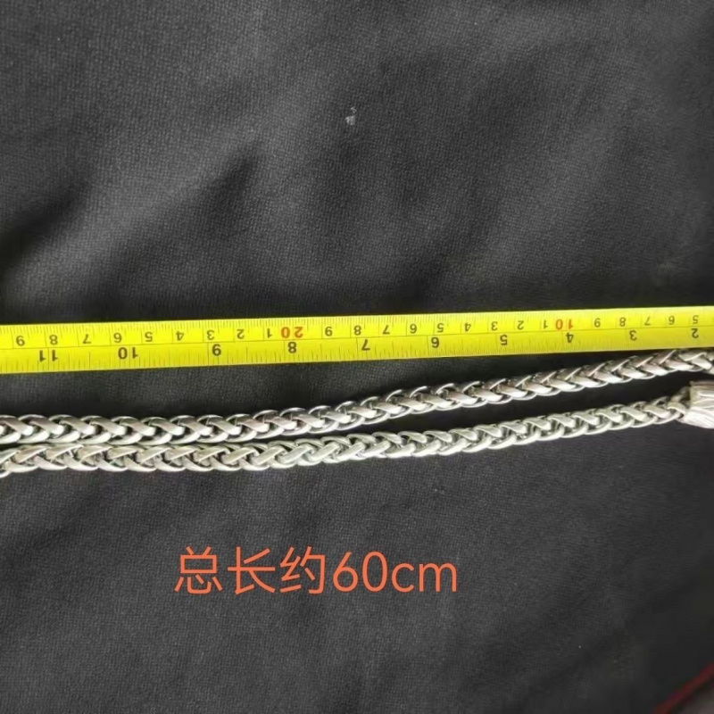 アンティーク ブティック コレクション ヴィンテージ アンティーク チベット シルバー ラージ ドラゴン ヘッド ネックレス ダイヤモンドと翡翠付き ハンドメイド ネックレス A