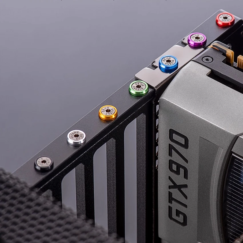 5 Stück M3 6 # 32 6 MM 8 MM Schraube Computer PC Gehäuse Verschönerung Schrauben für Motherboard Netzteil Grafikkarte Kühler Festplatte