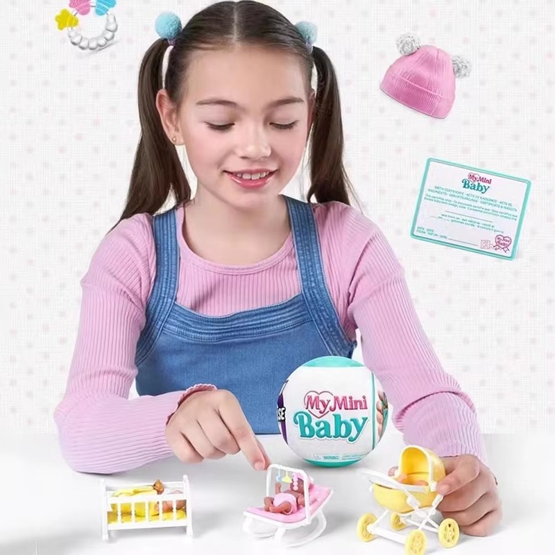 Zuru-私のミニサプライズドール,ミニチュアおもちゃ,ミステリーブラインドボックス,かわいいギフト,ブランドシリーズ,5