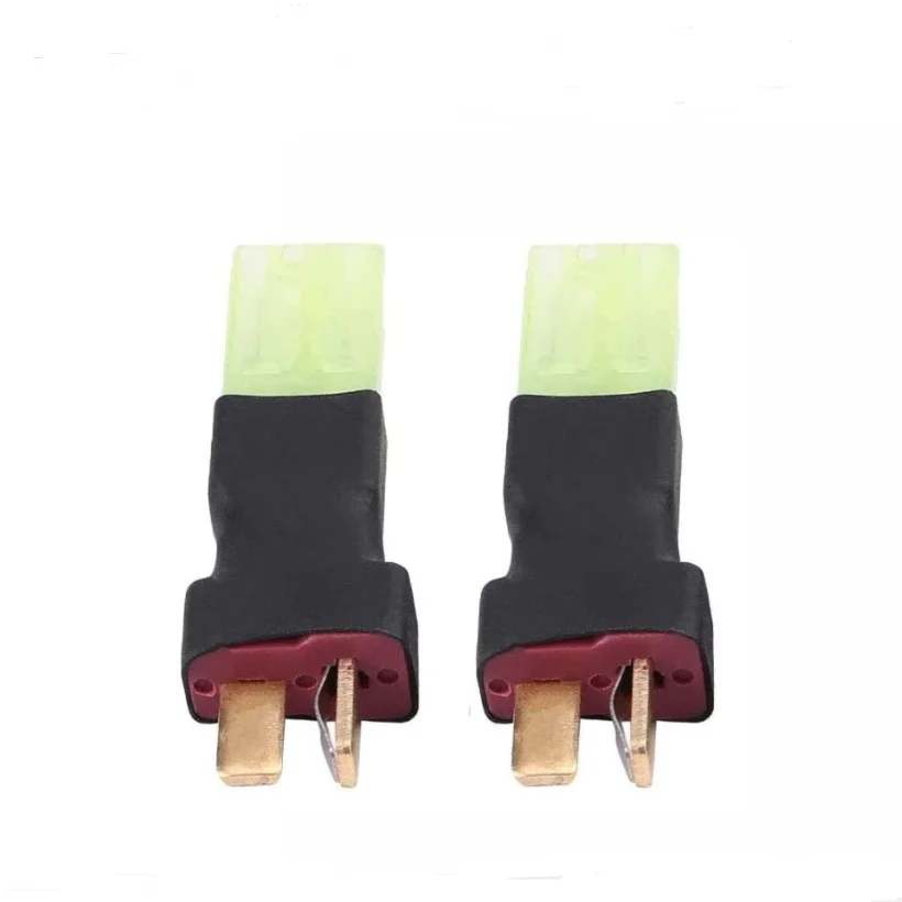 2 Pcs Deans T Plug สไตล์ Tamiya MPX Mini Tamiya ชายหญิงอะแดปเตอร์ไร้สายเชื่อมต่อปลั๊กสําหรับ RC FPV Drone รถ Lipo แบตเตอรี่