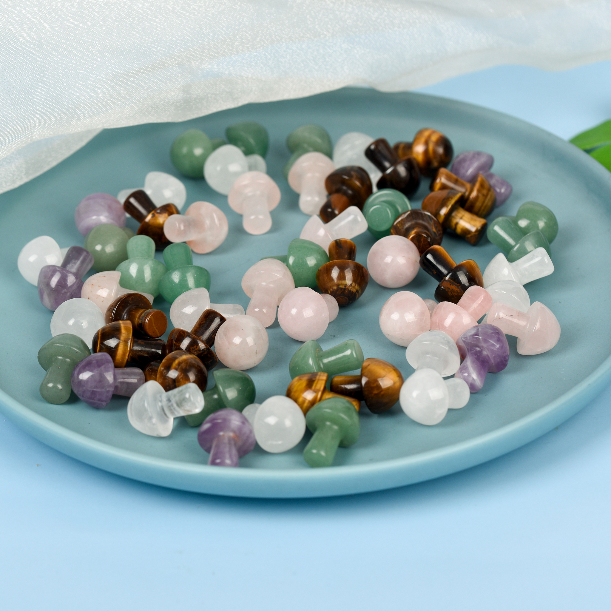 Kristallen paddestoelsnijwerk