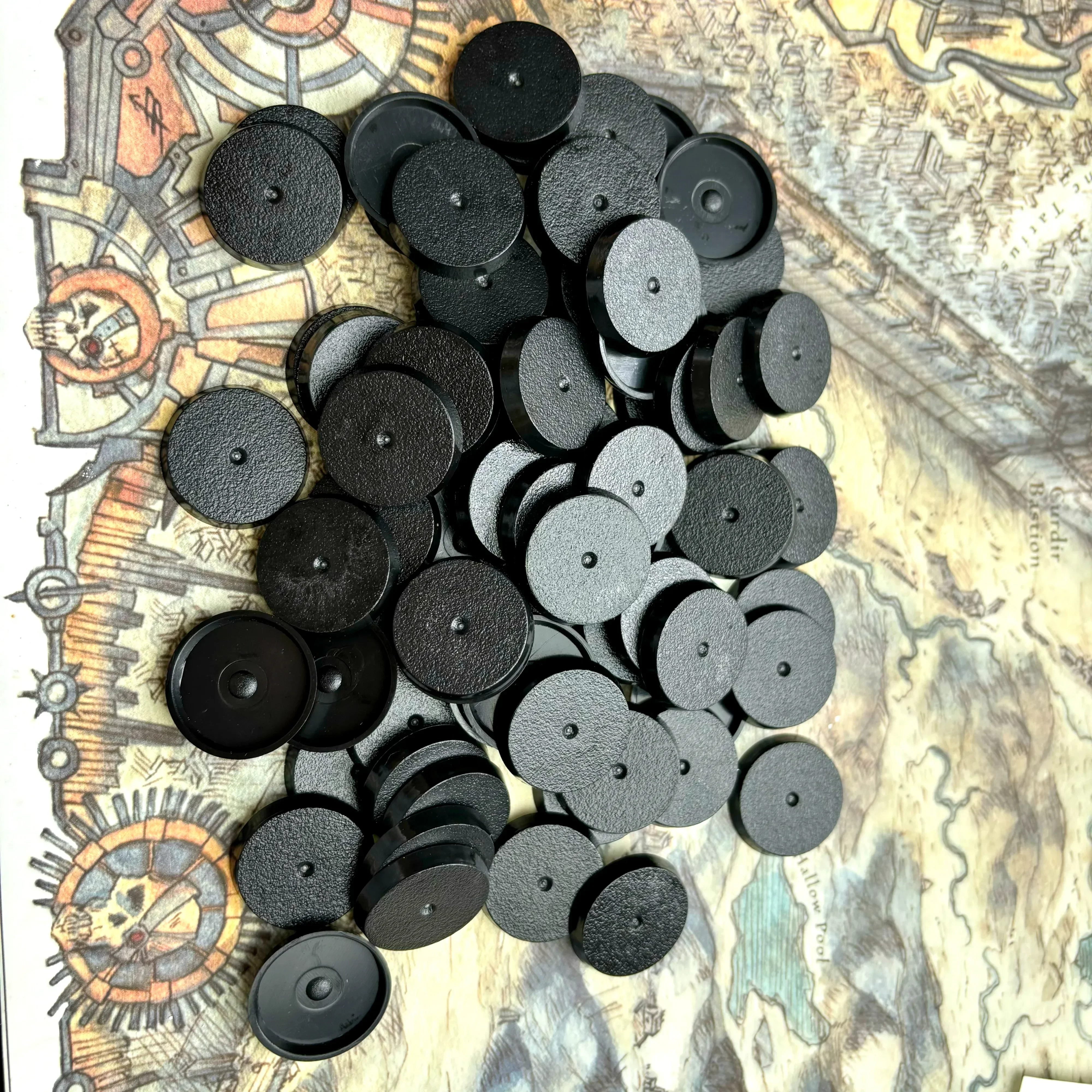 25 Mm Dẻo Các Căn Cứ Cho Chơi Game Mô Hình Thu Nhỏ Và Trò Chơi Trên Bàn 100 Cái