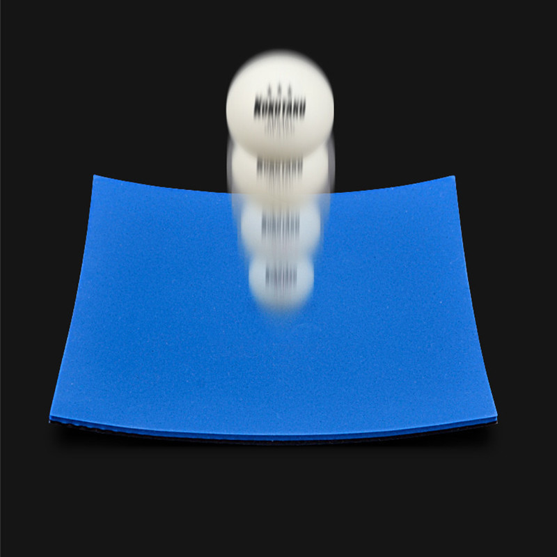 KOKUTAKU Super Tacky Table Tennis Rubber Sheet Blue Ray 2.2mm Spring Sponge Ping Pong Rubber for Club Training