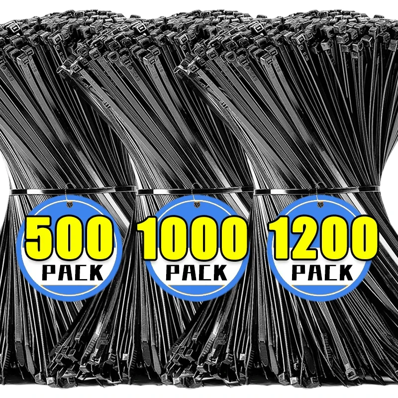 Fascette per cavi in nylon autobloccanti all'ingrosso Fascette per cavi in plastica Cavi resistenti Anelli di fissaggio Cinghie per cavi per organizer hardware ad anello