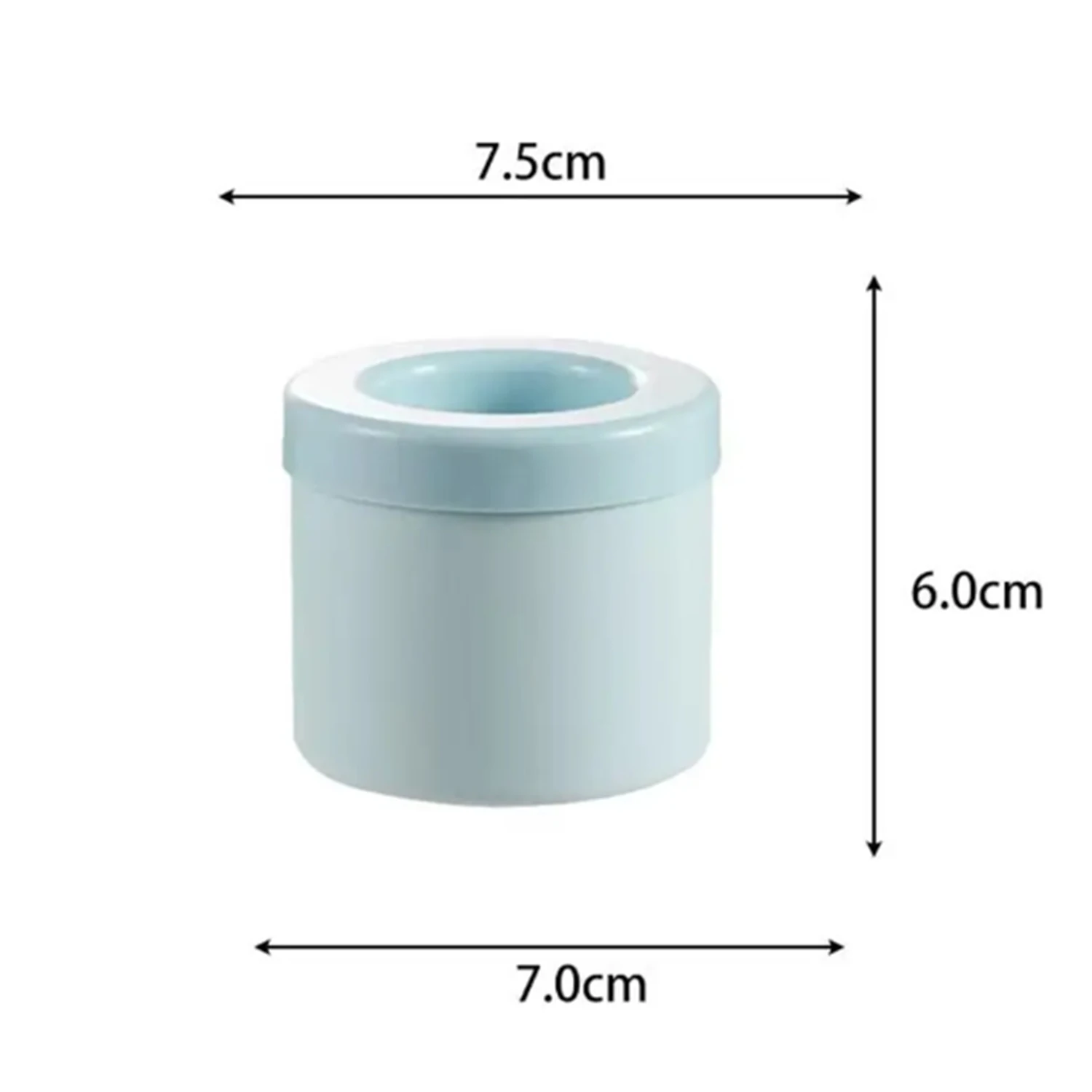 Molde de cubo de gelo de silicone redondo balde de gelo verão caseiro diy geladeira congelar fabricante de gelo criativo molde d