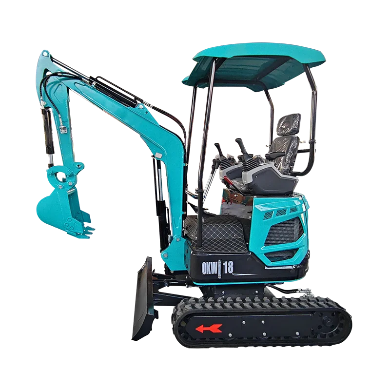 New Diesel Digger CE EPA Engine 1.8ton Mini Excavator Farm Tractor Backhoe Excavator Customization
