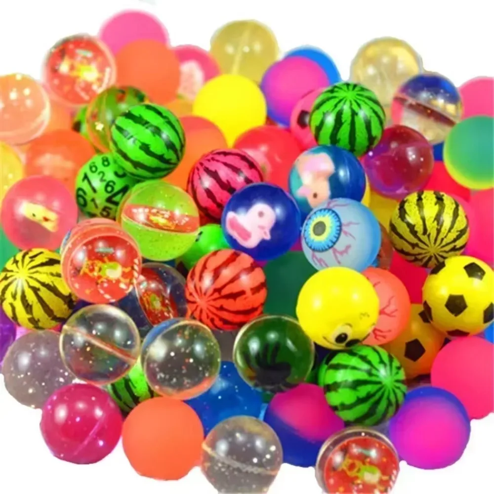 20 ชิ้น/ล็อตยาง 25 มม.Mini Bouncy Balls ของเล่นตลก High BOUNCE ลูกบอลของเล่นเด็กของขวัญ PARTY ...