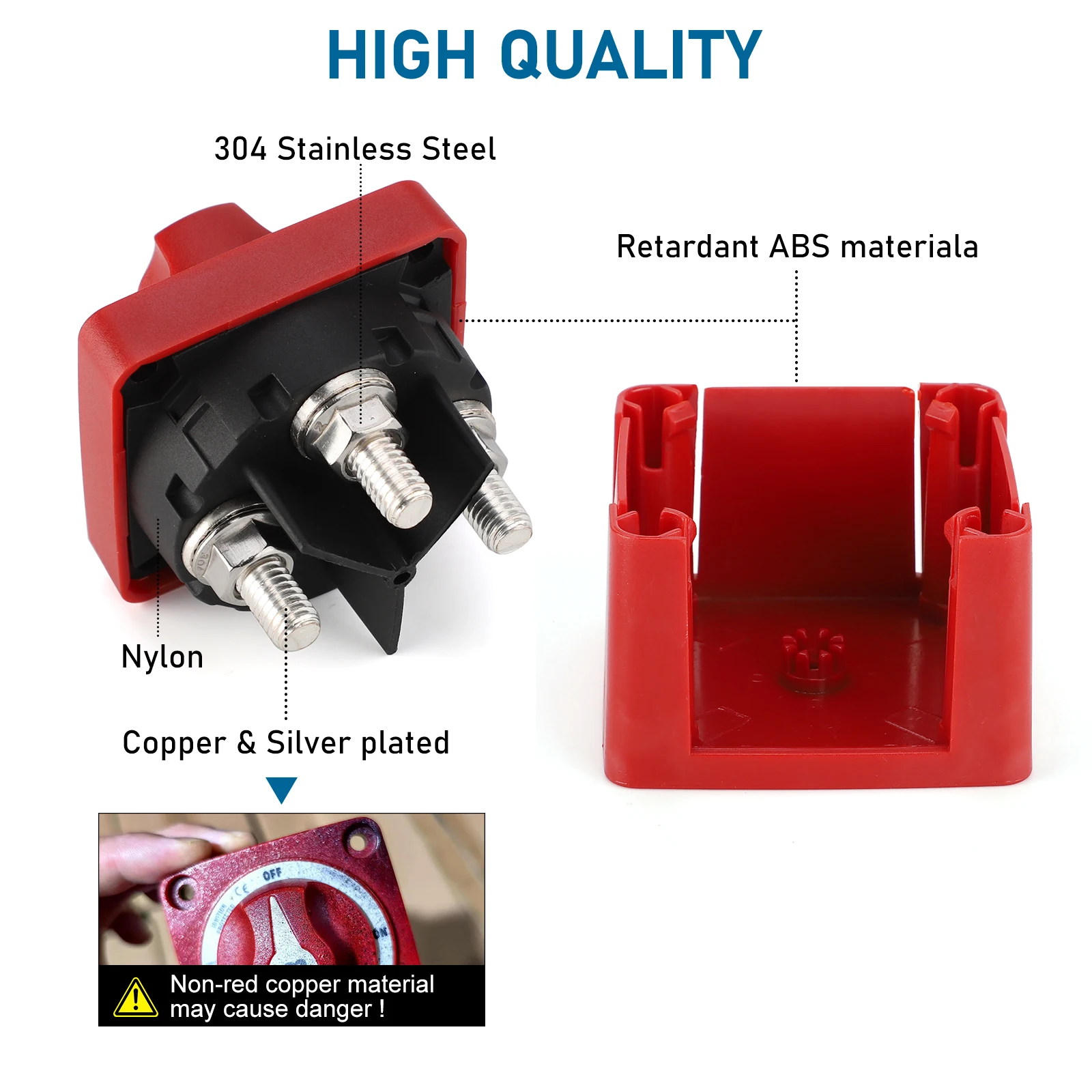 2/3/4 Vị Trí Dòng M Công Tắc Cắt Đơn Kép Mềm Thuyền 12-48V 100-300A Nặng Pin công Tắc Cách Ly Ngắt Xoay