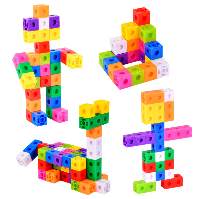 Magic Cube Puzzle Building Blocks โรงเรียนอนุบาลการศึกษาการรับรู้สี DIY Building Blocks ของเล่นของขวัญเปลี่ยนสี