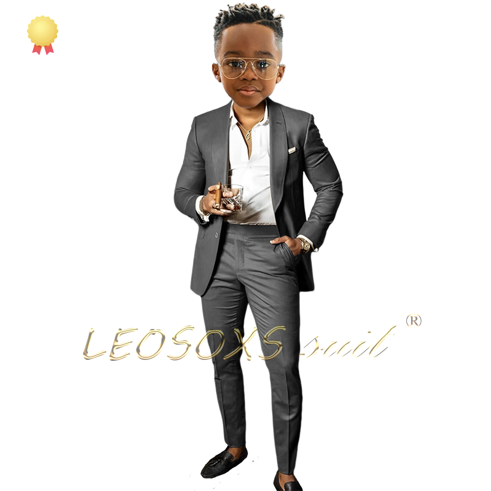 男の子、ショールラペル、結婚式、子供用のクラシックな2ピーススーツ、タキシード、プロムパーティーブレザー、ジャケット、パンツ